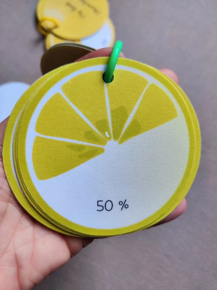 Carnets de fractions, pourcentages et nombre décimaux - photo numéro 7