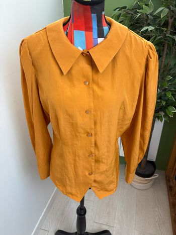 Chemise vintage Canda | Orange | Taille 40