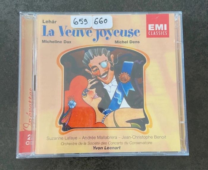 Album (2cd) opérette La veuve joyeuse
