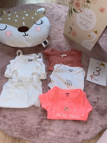 Lot de 5 body MC 3 mois