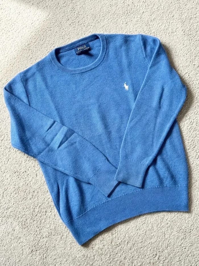 Pull en Mailles Ralph Lauren - Bleu - photo numéro 2