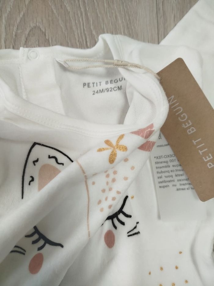 🎀 pyjama petit béguin 24 mois 92 cm  neuf 🎀 - photo numéro 4
