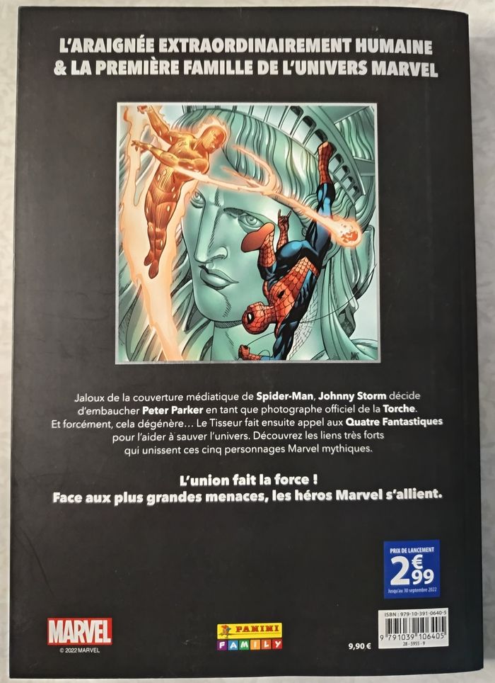 "Spiderman et les 4 Fantastiques" de Marvel N°1 en excellent état - photo numéro 2
