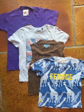 Lot de 4 tee-shirts garçon 4ans