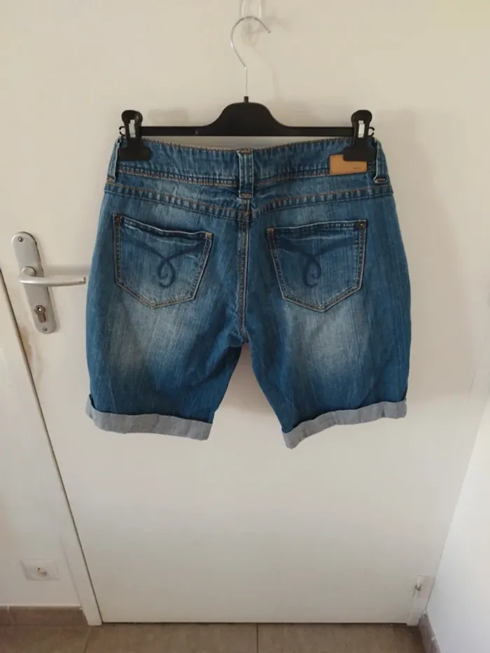 Bermuda en jean - photo numéro 7