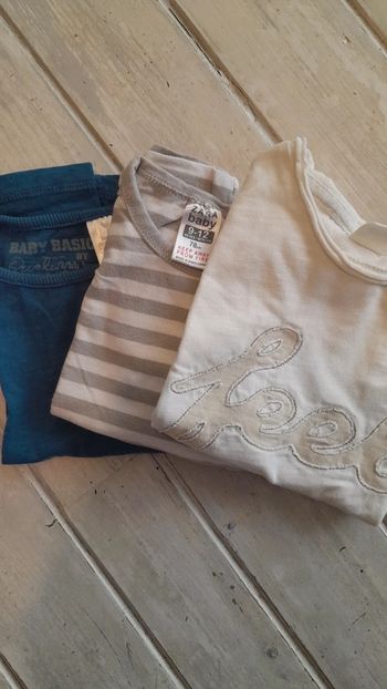 Lot 3 t-shirts zara