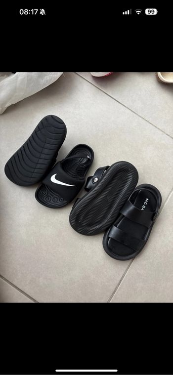 sandales garcon taille 24