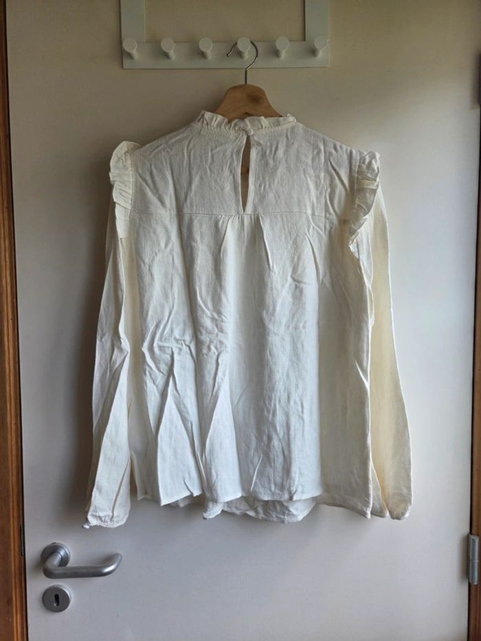 Blouse majolica blanche taille L - neuve avec étiquette - photo numéro 9