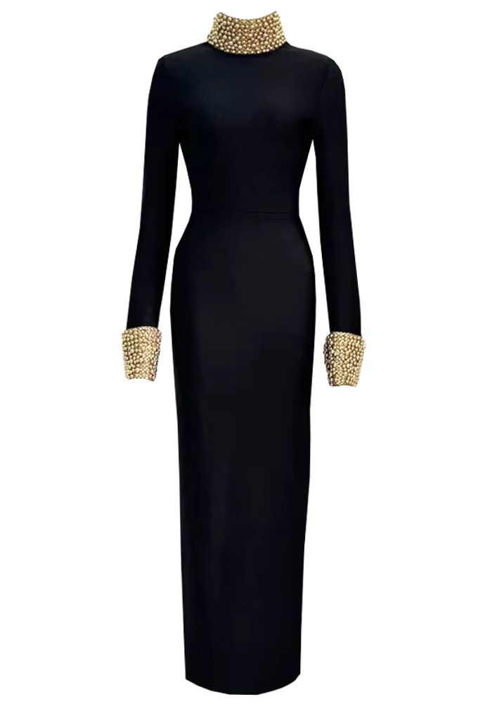 🖤 Robe longue noire  robe de soirée XL