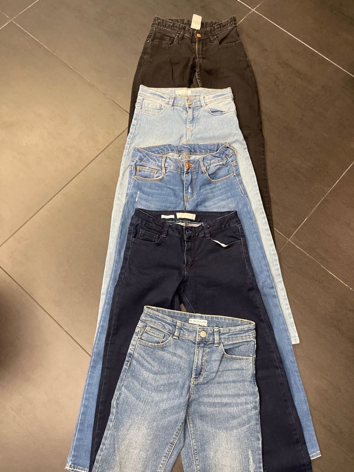 Lot 5 jeans 9/10 ans Zara  kiabi h&m