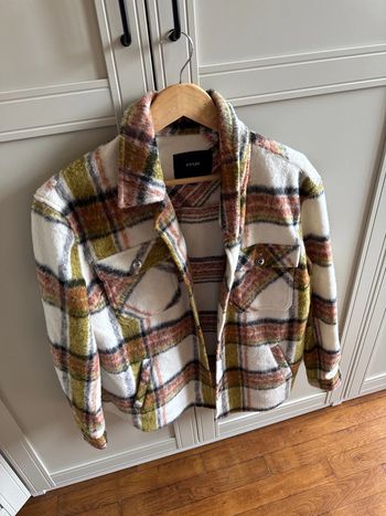Veste épaisse à carreaux