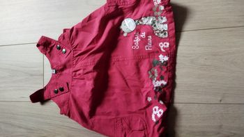 Robe salopette bouffante