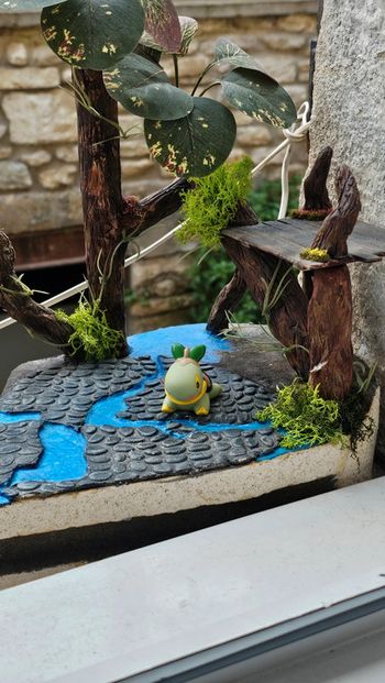 Super figurine Pokemon Nintendo finger puppet tortipouss