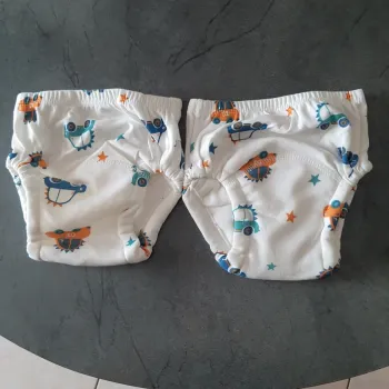 Lot 2 culottes d' apprentissage
entrainement
propreté enfant/ bébé garcon 3 ans L
110cm