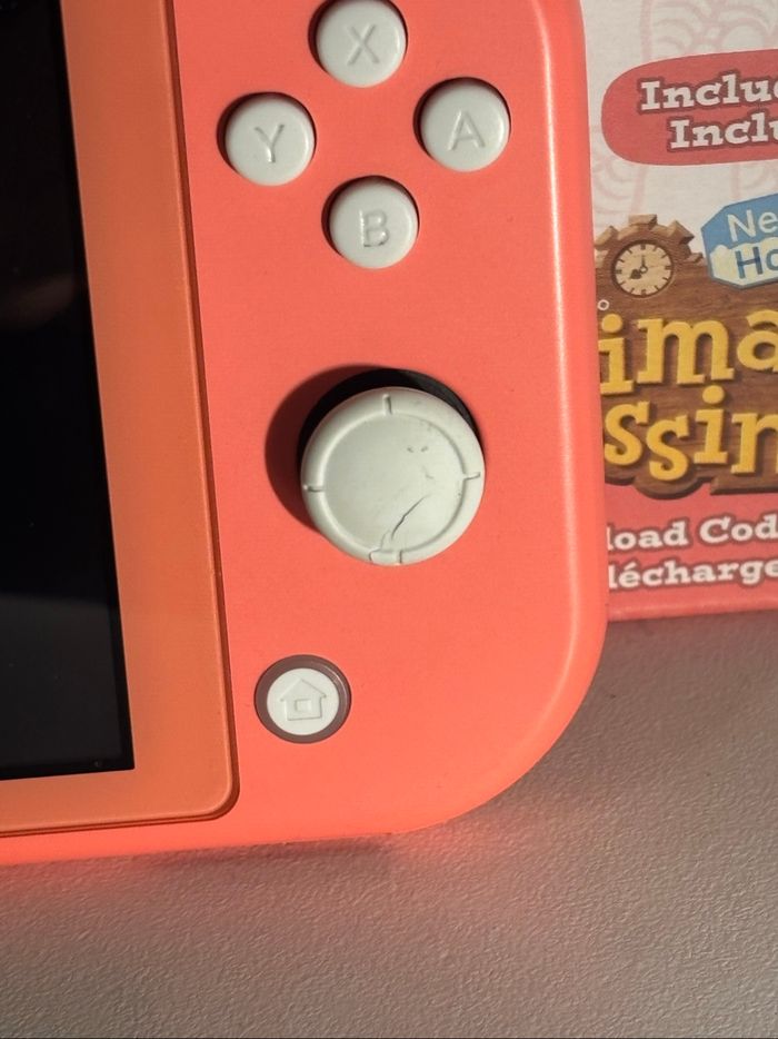 Nintendo switch lite corail animal crossing - photo numéro 6
