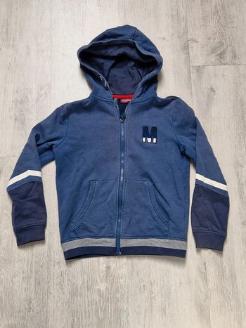 Gilet à capuche bleu Sergent Major 9 ans
