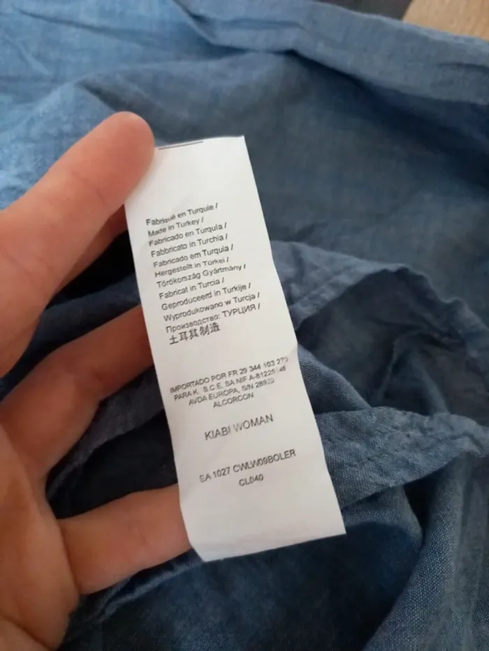 Chemise en jeans 40 - photo numéro 11