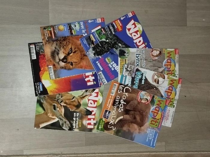 Lot de 7 magazines Wapiti année 2010-11-12-13 L028  7586988326 - photo numéro 2