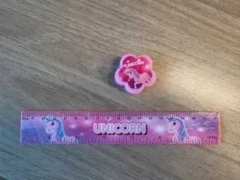 Lot règle + taille-crayon Licorne