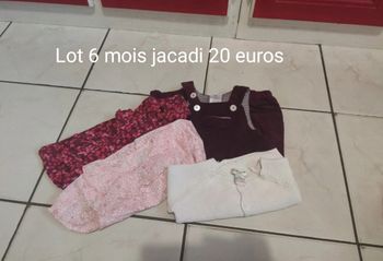 Lot vêtements 6 mois jacadi