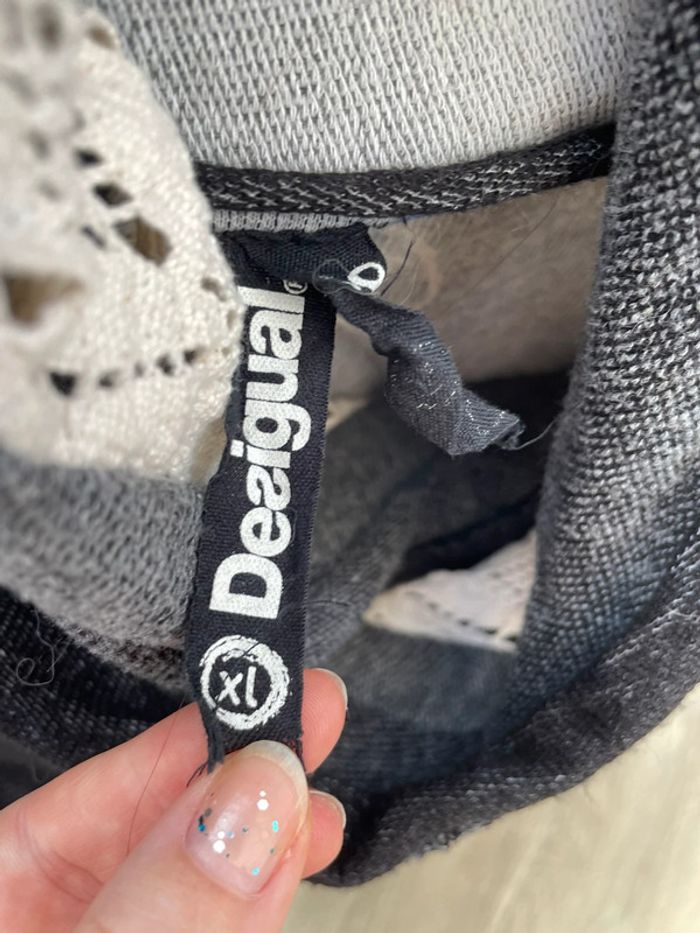 Pull desigual col asymétrique taille XL petit - photo numéro 6
