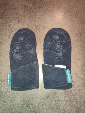 moufles bleues foncées