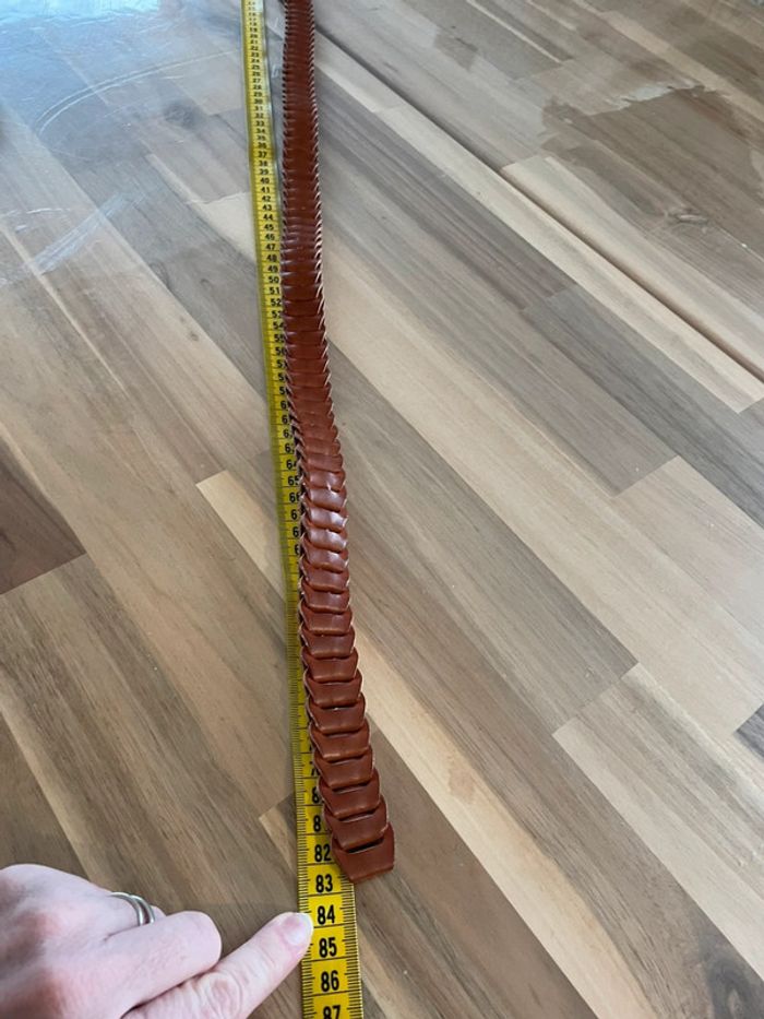 Ceinture longueur total 80 cm bonobo style rétro - photo numéro 7