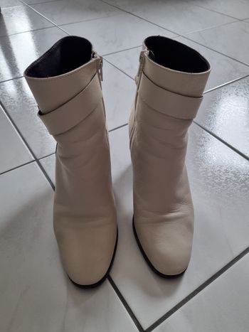 Bottines beige