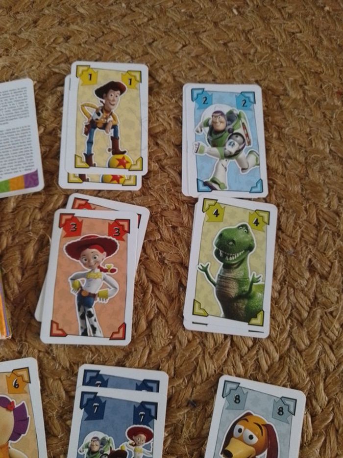 jeu de carte toys story 2 en 1 - mistigris ou mémoire - photo numéro 3