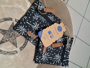 Pochette Cabaia latérale X2 palmiers 🌴