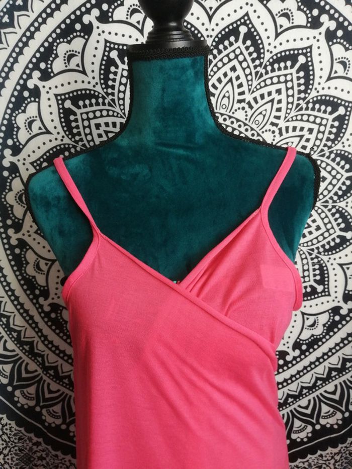 Robe de plage rose fluide Tissaia – Style paréo, taille unique, été / vacances - photo numéro 2