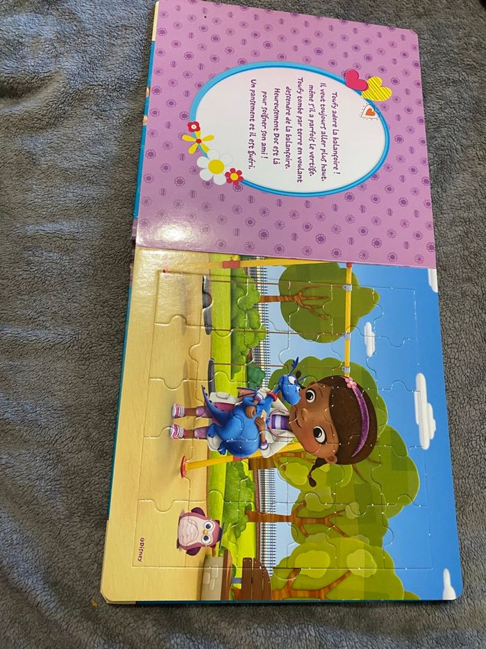 Livre Disney puzzle Docteur la peluche - photo numéro 4