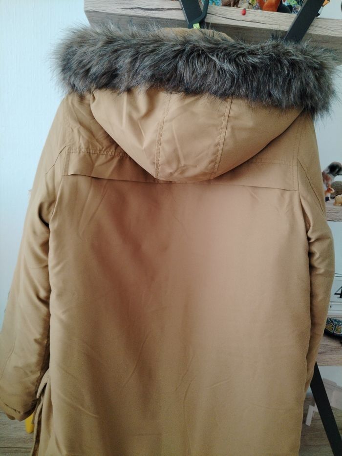 Parka  doublé chaud moutarde - photo numéro 6