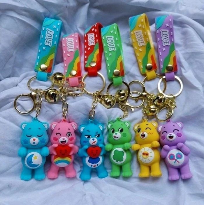 Porte-clés bisounours care bears a l unité