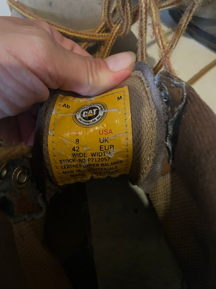 Chaussures montante caterpillar - photo numéro 5