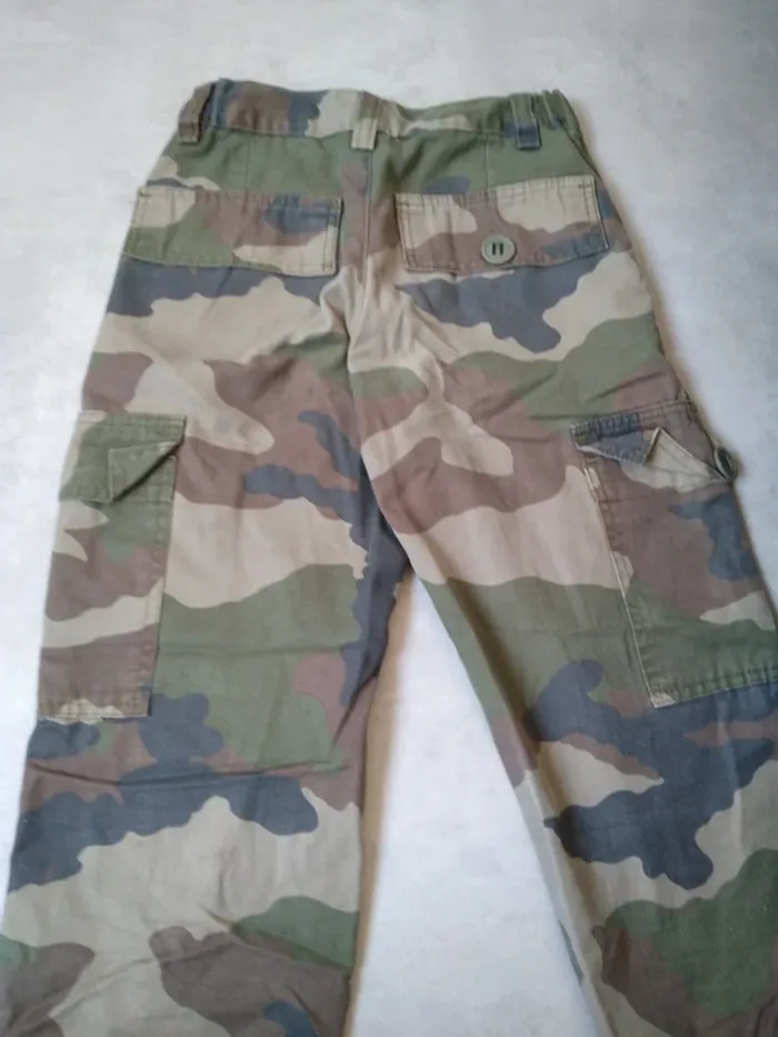 Treillis militaire vert kaki - photo numéro 5