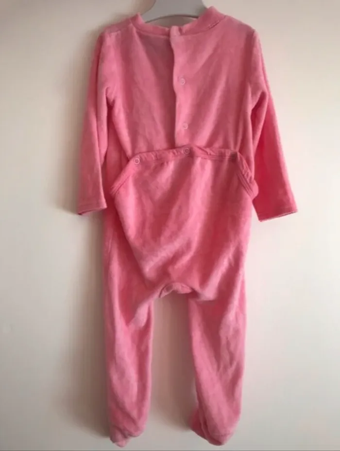 Pyjama velours hello kitty 12 mois - photo numéro 2