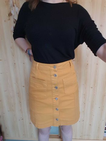 Jupe moutarde Cache Cache