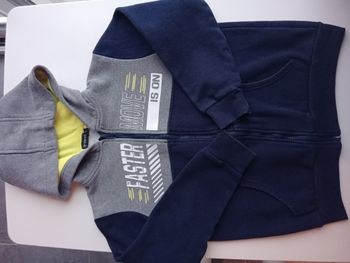 Gilet ssweat zippé 12 ans 