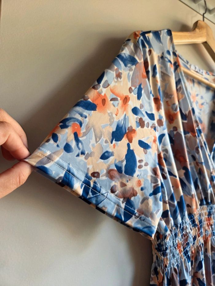 Robe fleurie DBT - taille m/l - photo numéro 3