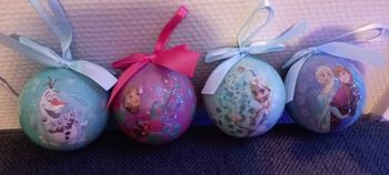 Boules la reine des neiges