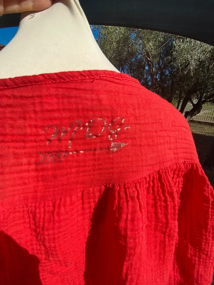 Blouse, tunique, ample et légère, mino dusud - photo numéro 4