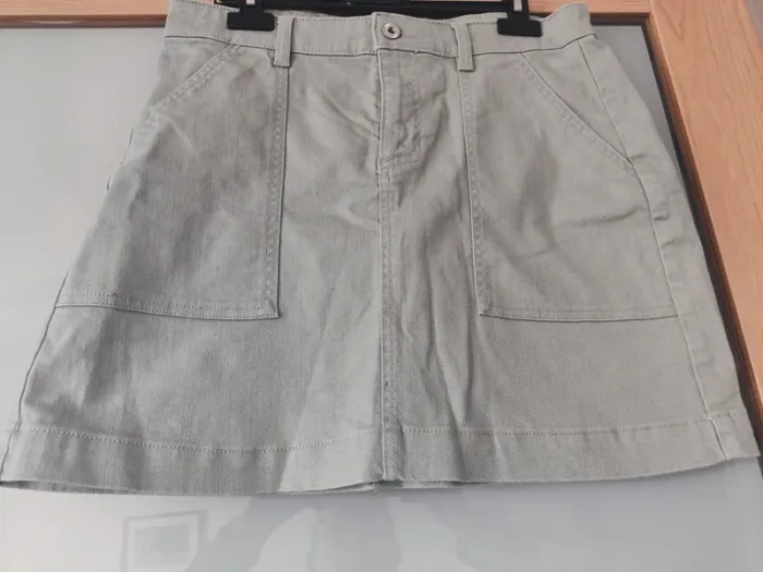 Mini jupe H&M vert amande 40 - photo numéro 3