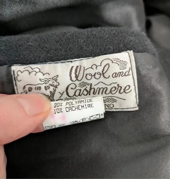 Manteau long en laine et cachemire - taille 46/48 - photo numéro 5