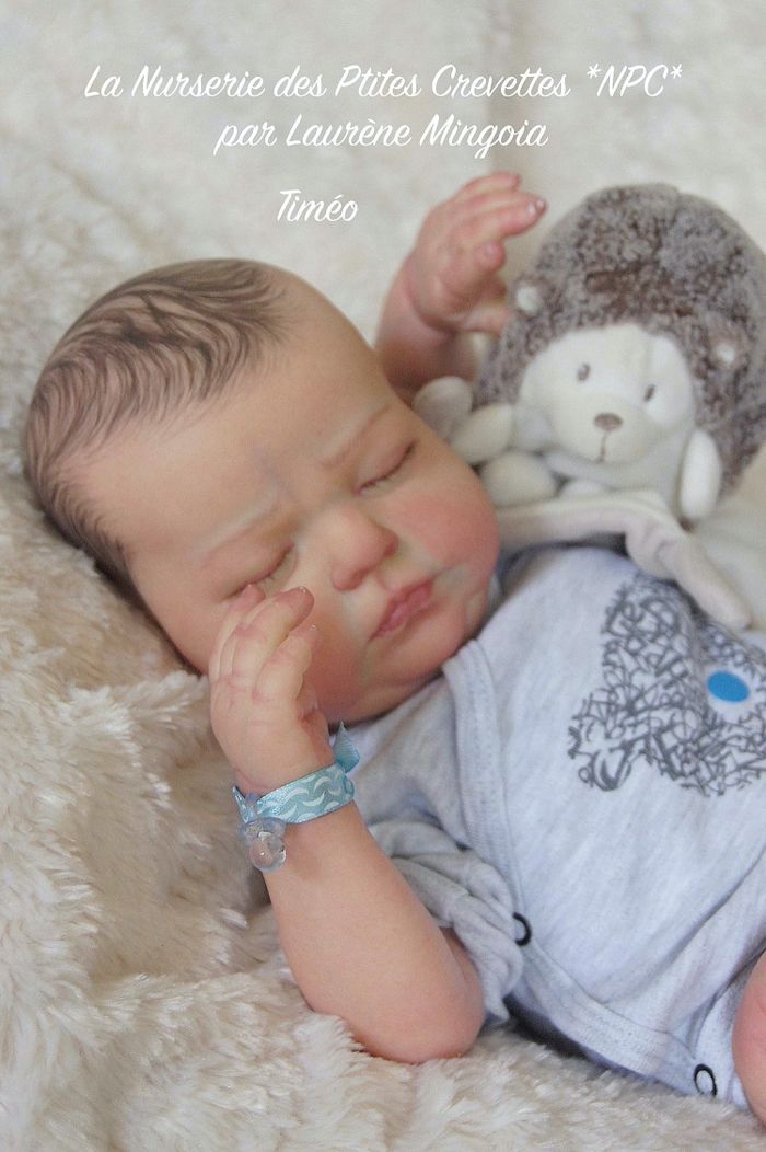 Timéo poupée bébé Reborn authentique 🩵 - photo numéro 10