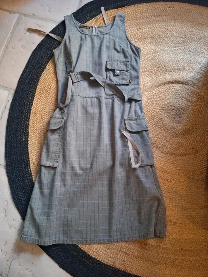 Robe chasuble à carreaux marque Cheyenne - photo numéro 12