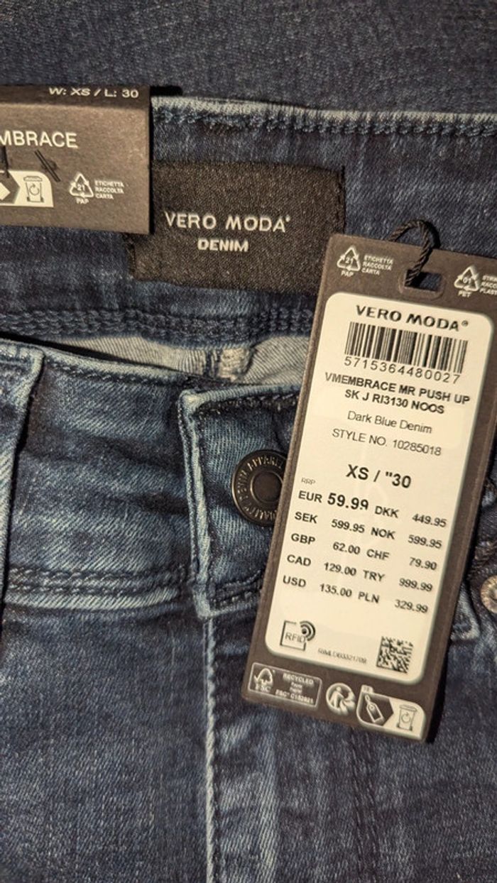 Jean push-up Vero Moda XS - photo numéro 3