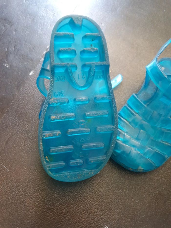 Sandale meduse plage taille 21 bleu - photo numéro 3