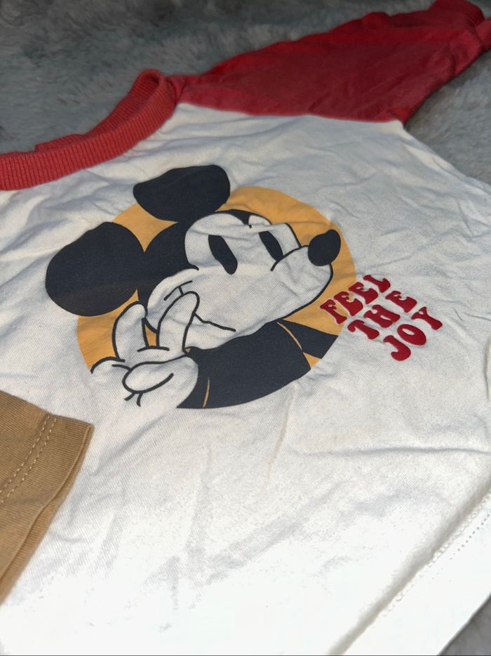 Haut manches longues Mickey - 6 mois - Disney Baby - photo numéro 2