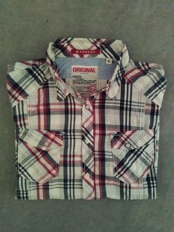 Chemise homme manches courtes adrexx taille xl